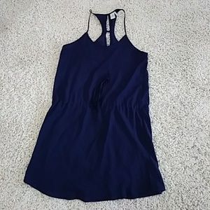 Romper waist senching dress